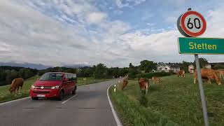 Eggstätt  Prien am Chiemsee Fahrt  Bayern Deutschland [upl. by Aierbma]