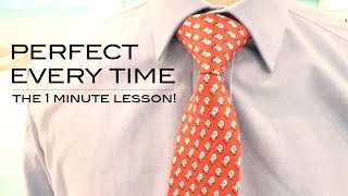 How to Tie a Windsor Knot quickly [upl. by Inimak76]