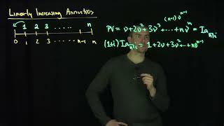 The Present Value of Arithmetically Increasing Annuities [upl. by Dekeles]