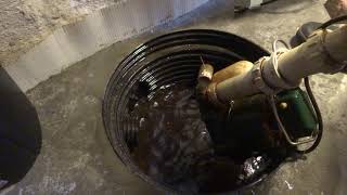 Zoeller SUMP PUMP FAILED REPLACED WITH LIBERTY PUMP [upl. by Ielarol455]