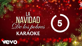 La Navidad De Los Pobres Karaoke [upl. by Moffit739]