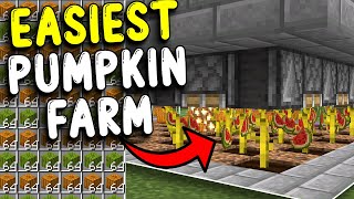 ULTIMATE PumpkinMelon Farm in Minecraft Bedrock 121 [upl. by Anicul]