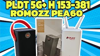 Pldt Home 5g H 153381 and Romoss Pea60 review [upl. by Sachs]