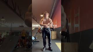 Natural lighting goes crazy for vacuums bodybuilding gym gymmotivation [upl. by Nnylkoorb]