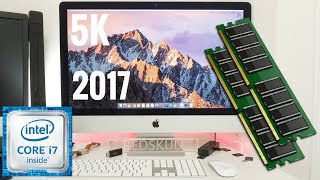 2017 27quot 5K iMac i7 42Ghz RAM Upgrade  Benchmark Results  Fan Noise [upl. by Samala137]