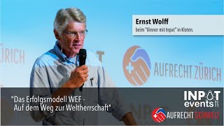 Ernst Wolff beim Dinner mit Input WEF Totalitarismus Weltherrschaft [upl. by Victorie]