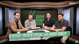 Bledisloe I Preview Special LIVE ESPN Scrum Reset Podcast with Rugby Direct  Rugby [upl. by Lipsey]