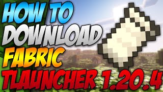 How To Download Fabric In Tlauncher 1204 2024 [upl. by Bendick]