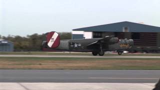 Collings B17 amp B24 Land at Hagerstown Regional Airport [upl. by Annaya]