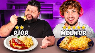 Filé à Parmegiana Melhor Avaliado VS Pior Avaliado  React Thiago Quatroque [upl. by Burget]