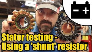 Stator winding resistance testing using a shunt 1432 [upl. by Tirrej]