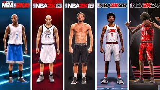 I Created A BUILD On Every NBA 2K in one video… [upl. by Noxin]