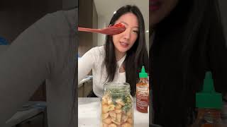 making the viral pickled garlic snack [upl. by Claus]