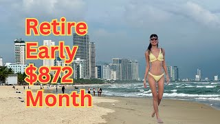 Retire Early 872 Month Da Nang Vietnam [upl. by Ahseek]