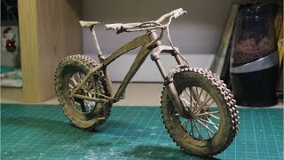 DIY Miniature Mountain Bike Made out of Cardboard [upl. by Aikym]