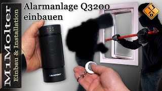 Alarmanlage einbauen  Installieren der Q3200 von Blaupunkt  M1Molter [upl. by Ymmak]