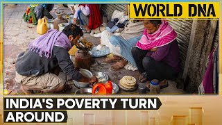 Over 248 crore people moved out of poverty in India in nine years NITI Aayog  World DNA [upl. by Yerocaj548]