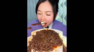 Eating Noodles With Eggs Flavors Yummy 2 [upl. by Navanod]