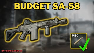 The Best Budget SA 58 Build In Tarkov  RAT Guns S02 EP13 escapefromtarkov tarkov eft [upl. by Lorrimor]