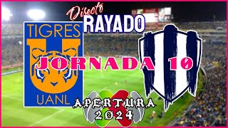 TIGRES vs RAYADAS JORNADA 10 LIGA MX FEMENIL Apertura 2024  Rayados Mike [upl. by Nonad]