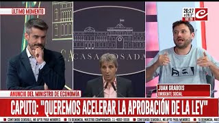 Juan Grabois sobre Caputo y Stuzenegger “Son delincuentes financieros” Cronica tv 2601 [upl. by Kcin498]