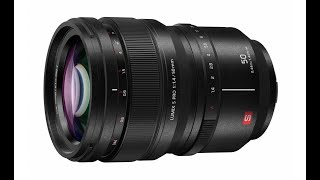 Panasonic LUMIX S PRO 50mm F14 LEICA Certified LMount Full Frame Lens SX50 [upl. by Konstance]