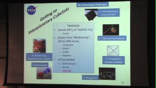 New Technology Smallsat Missions  Robert Staehle [upl. by Ahseiat898]