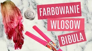 JAK ZAFARBOWAĆ WŁOSY BIBUŁĄ  FARBOWANIE ZA 1zł [upl. by Eillen186]