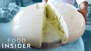 How Italy’s Biggest Mozzarella Balls Are Made  Regional Eats [upl. by Hana699]