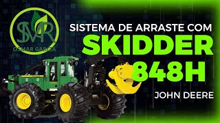 Skidder 848H John Deere [upl. by Yddor]