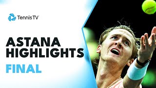 Sebastian Korda vs Adrian Mannarino For The Title  Astana 2023 Final Highlights [upl. by Trev]