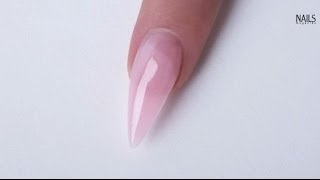 How to Build and File a Short Stiletto Nail [upl. by Yennaiv698]