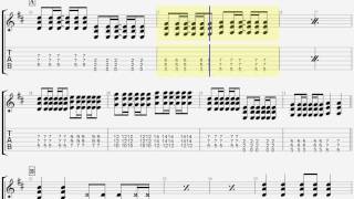 HiSTANDARD Maximum Overdrive ギター タブ guitar TAB [upl. by Curtis]