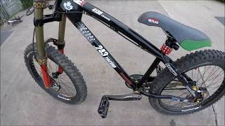 URBAN FREERIDE  HARDCORE HARDTAIL  HUCKING STAIRS MONSTER Ts [upl. by Adallard]