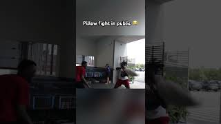 Pillow Fight pillow fighting pillowfight shorts viral duke kaicenatreacts [upl. by Nauh]