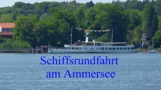 Schifffahrt am Ammersee in Bayern in HD mit Lumix Kamera FZ 150 [upl. by Diogenes]