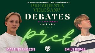 Prezidentu vēlēšanu debates [upl. by Aikemehs]