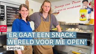 Robbert en Vera gaan aan het werk in de snackbar  Vakantiewerk  RTV Drenthe [upl. by Monney479]