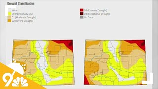 Colorados drought situation slowly improving due to monsoon season [upl. by Nilek]