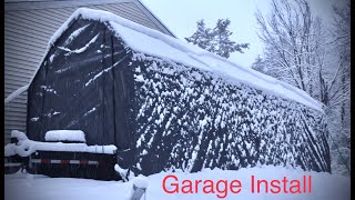 ShelterLogic Garage  Timelapse [upl. by Kcyrred]