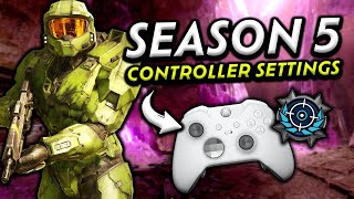 BEST CONTROLLER SETTINGS FOR SEASON 5 OF HALO INFINITE [upl. by Accber759]