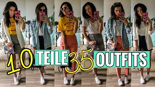 10 Teile 35 Outfits  Unter 260€  Klamotten endlos kombinieren  ASOS HAUL [upl. by Durnan495]