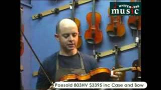 Paesold 803 vs H Gill Violin Review 3000 Range [upl. by Orford]