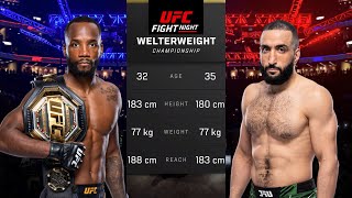 Leon Edwards vs Belal Muhammad 2 Full Fight  UFC 5 Fight Night [upl. by Sussman202]