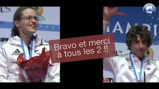 Escalade  Lucie JARRIGE et Romain PAGNOUX athlètes de lannée 2016 [upl. by Nnylkcaj]