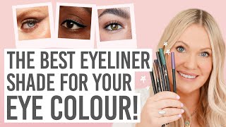 HOW TO CHOOSE THE BEST EYELINER COLOUR FOR YOUR EYES 🤩👁️ [upl. by Ardnuasal]