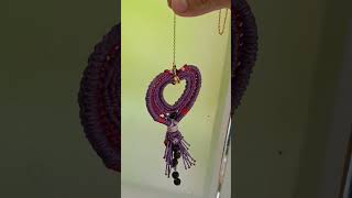 PENDULEpendule macrame macrameart micromacrame macramé diy tutorial à suivre [upl. by Edasalof36]