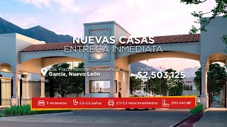 Santuario Residencial  Casas en venta en Zona Cumbres García Nuevo León [upl. by Balmuth]