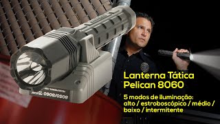 Lanterna Tática Recarregável super Potente  Pelican 8060 [upl. by Sivrep]