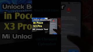 Poco X3 pro BootLoader Unlock with mi unlock tool [upl. by Bibi]